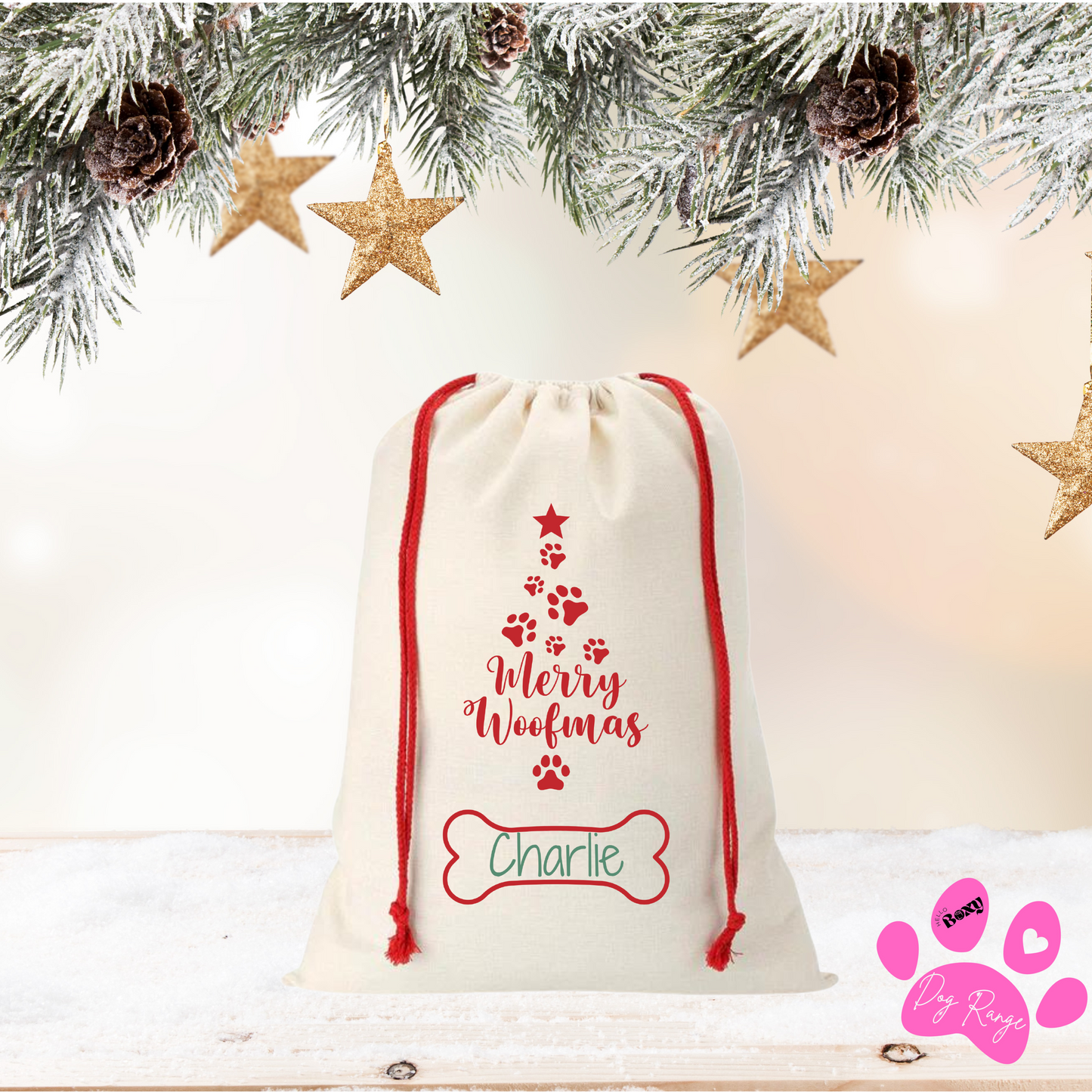 Personalised Christmas Sack for Pets