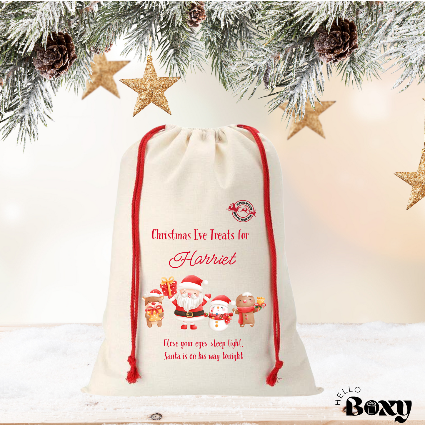 Personalised Christmas Eve Sack