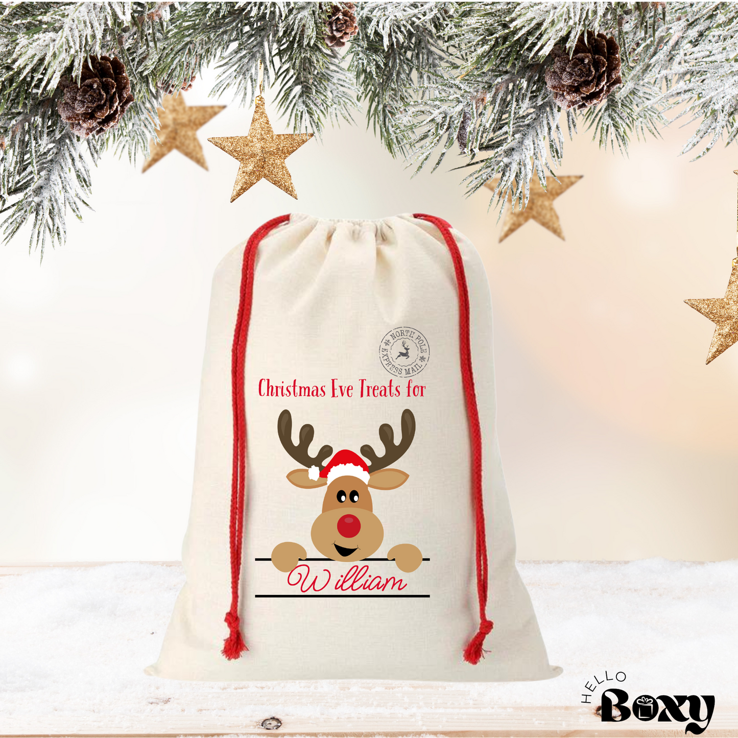 Personalised Christmas Eve Sack